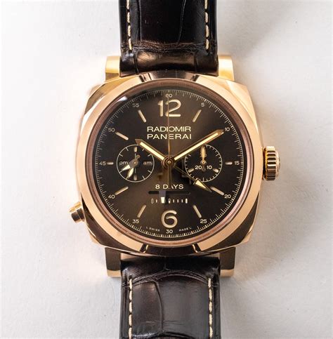 Radiomir 1940 Chrono Monopulsante 8 Days GMT Oro Rosso